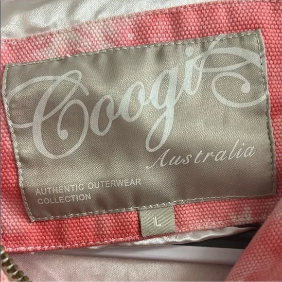 COOGI Y2K Pink and White Bomber Jacket Like NEW - Picture 4 of 9